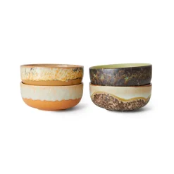 Lot de 4 Bols à Tapas Drift 70s - ø 11 cm