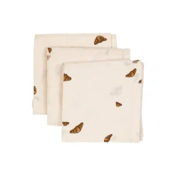 Lot de 3 Langes Croissants