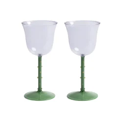 Lot de 2 verres à vin - Dot
