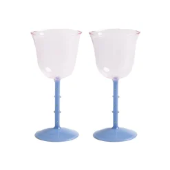 Lot de 2 verres à vin - Dot