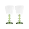 Lot de 2 verres à vin - Petal