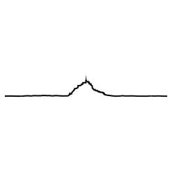 Mini frise décorative Mont-Saint-Michel - Noir - 19 cm