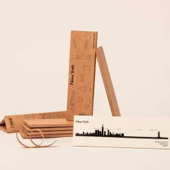 Mini frise décorative New York - Noir - 19 cm