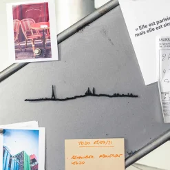 Mini frise décorative Paris - Noir - 19 cm