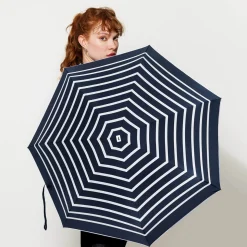 Mini Parapluie Pablo - Marinière Bleu marine u0026 rayures blanches