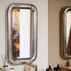 Miroir Chubby - 45 x 80 cm - Chrome
