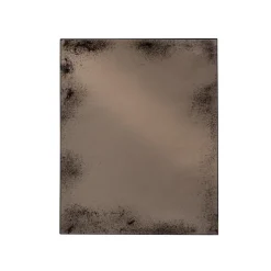 Miroir rectangulaire vieilli - h 153 x 122 cm - Bronze