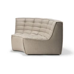 Module d'angle arrondi canapé N701 - Beige