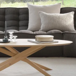 Module d'angle arrondi canapé N701 - Gris foncé