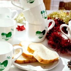 Mug Coeur Mamie Chérie - Vert Sapin
