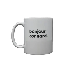 Mug en porcelaine - Bonjour Connard