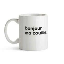 Mug en porcelaine - Bonjour Ma Couille