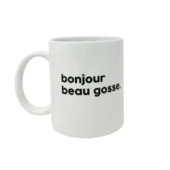 Mug en porcelaine - Bonjour Beau Gosse