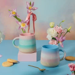 Mug Pastel Ombre Rose/Vert