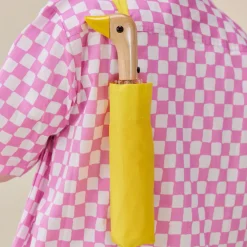 Parapluie à manche Tête de Canard - Jaune