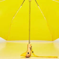 Parapluie à manche Tête de Canard - Jaune