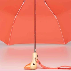 Parapluie à manche Tête de Canard - Orange Peach