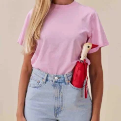 Parapluie à manche Tête de Canard - Rouge