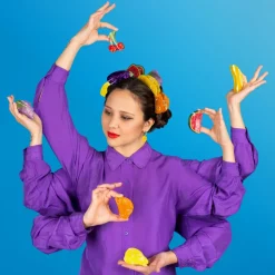 Pince à cheveux Fraise