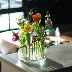 Pique à fleurs cercle Kenzan - Ø 20 cm - Noir Cuivré