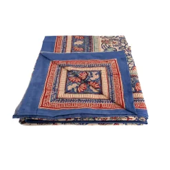 Plaid + Tote-bag Bluebell