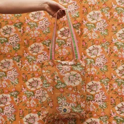 Plaid + Tote-bag Marigold