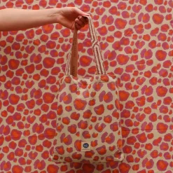 Plaid + Tote-bag Pink Léopard