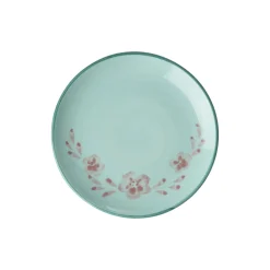 Plateau à gâteau Fleurs Roses en céramique