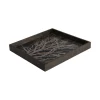 Plateau en bois Black Slice - Marron