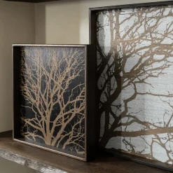 Plateau en bois Black Slice - Marron