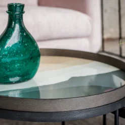 Plateau en verre - Slate Wabi Sabi - Ø 61 cm