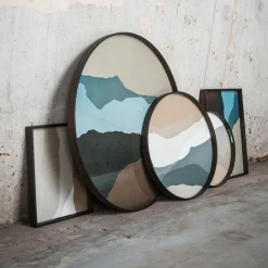 Plateau en verre - Slate Wabi Sabi - Ø 61 cm