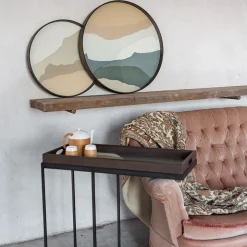 Plateau en verre - Slate Wabi Sabi - Ø 61 cm