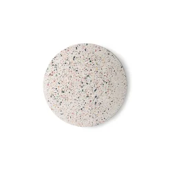 Plateau rond en béton - Terrazzo
