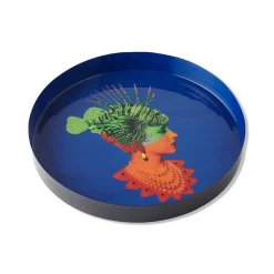 Plateau rond Rascaqueen en fer - Ø 33 cm