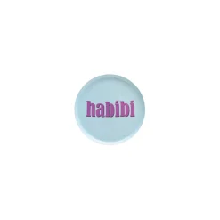 Plateau Rond XS - Habibi - Bleu clair - ? 12,7 cm