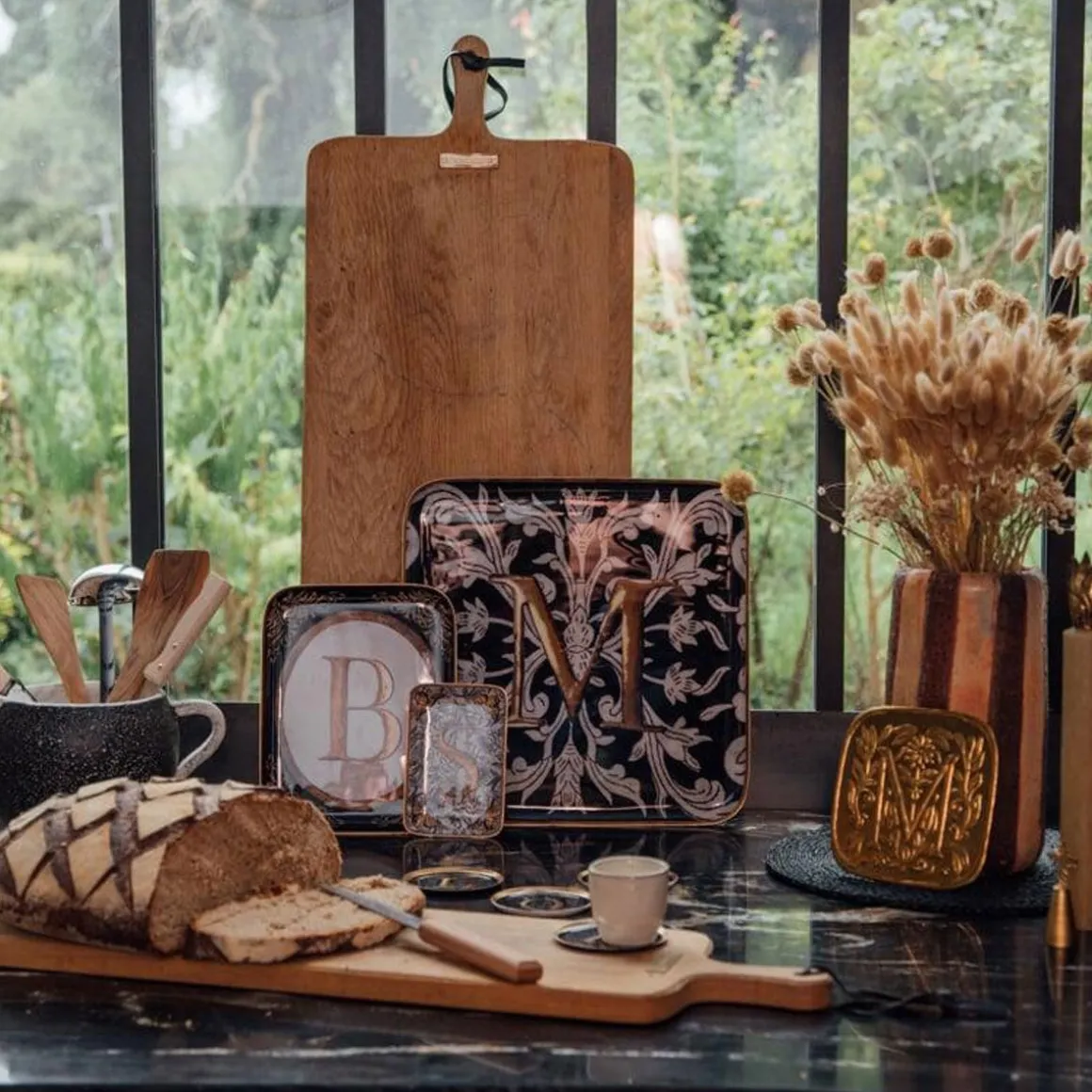 Plateau Solo Enluminure Lettre S