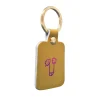 Porte-clés Zizi Cuir Moutarde
