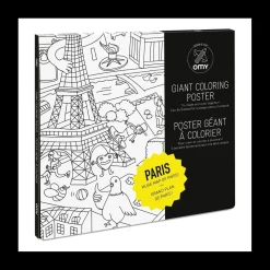 Poster Geant A Colorier - Paris