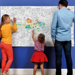 Poster Geant A Colorier - Paris