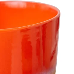 Pot de fleurs retro - Ø 20.5 cm - Rouge Cerise