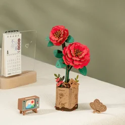 Puzzle 3D - Camélia Rouge