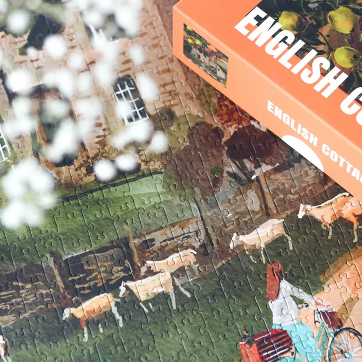 Puzzle English Cottage - 1000 pièces