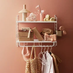 Rangement mural Hallaway - 58 x 50 x 30 cm - Blanc