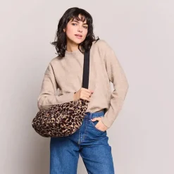 Sac Rosa Teddy en fourrure - Léopard