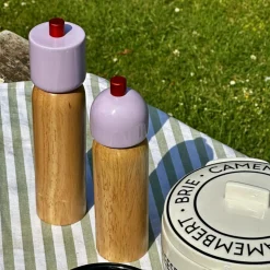 Salière Poivrière - Lilas/Rouge