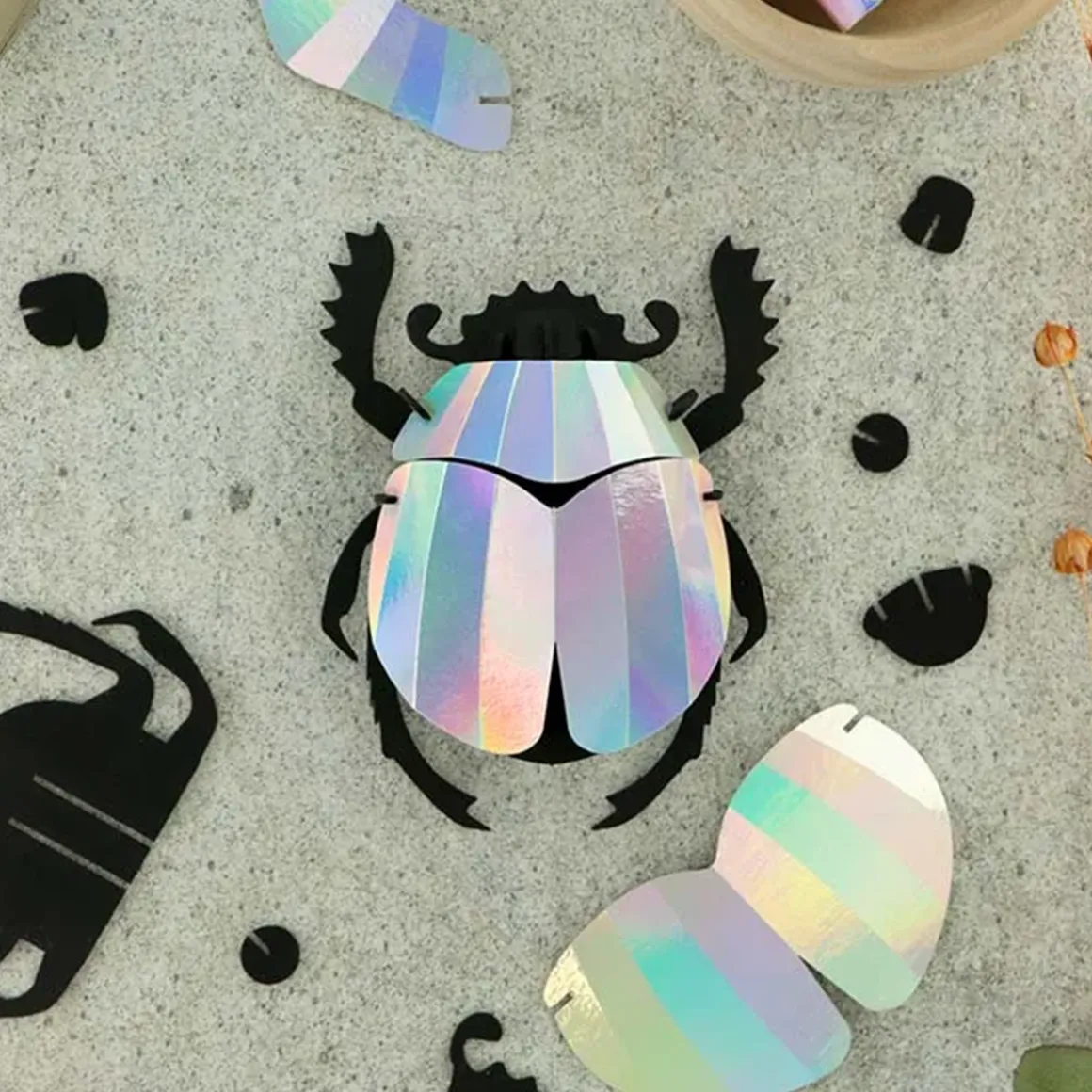 Scarabée en papier