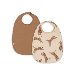 Set de 2 Bavoirs - Tiger/Toasted Coconut