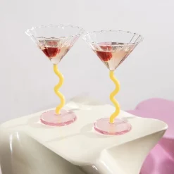 Set de 2 Coupes Curve - Caramel