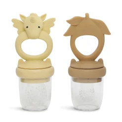 Set de 2 Grignoteuses Licorne - Limonade/Almond